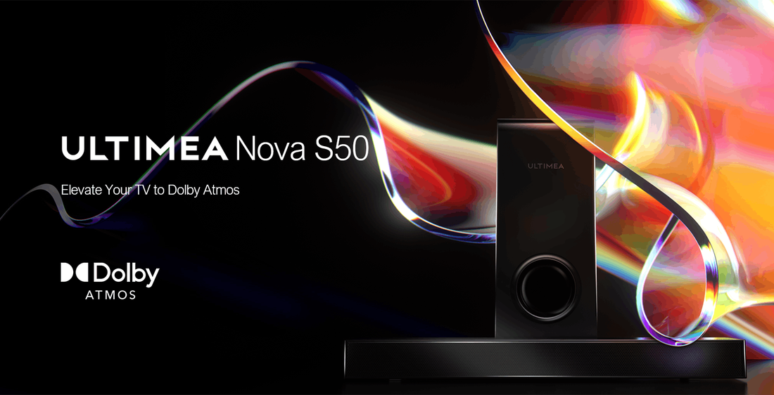 ULTIMEA Nova S50 - The World's Slimmest Dolby Atmos 2.1 Soundbar