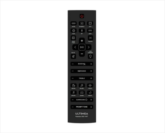 Poseidon D60 Soundbar Remote Control