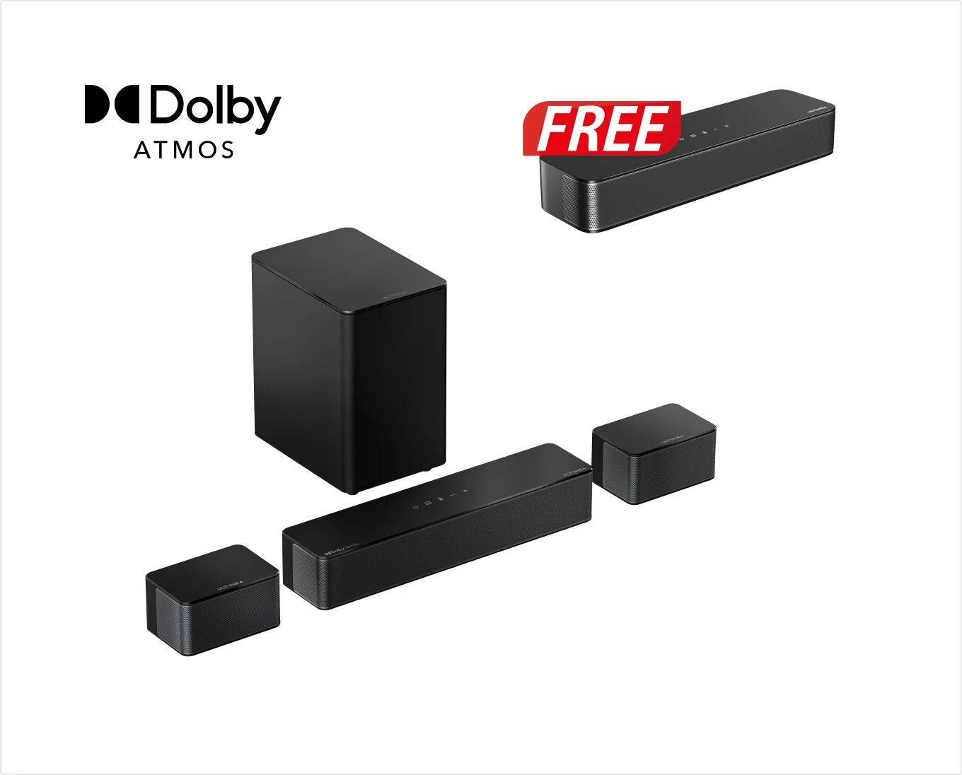 Poseidon D60 Dolby Atmos Soundbar