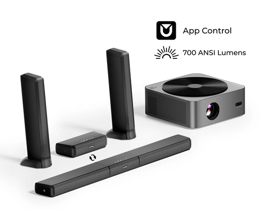 Apollo P40 Projector & Apollo S70 Soundbar Bundle