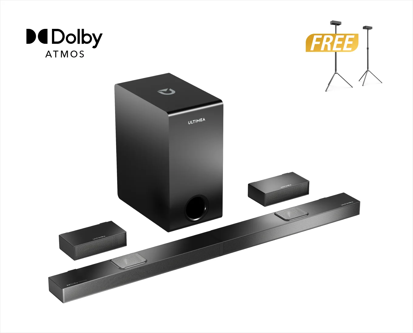 Nova S80 Dolby Atmos Soundbar+ Free Gift