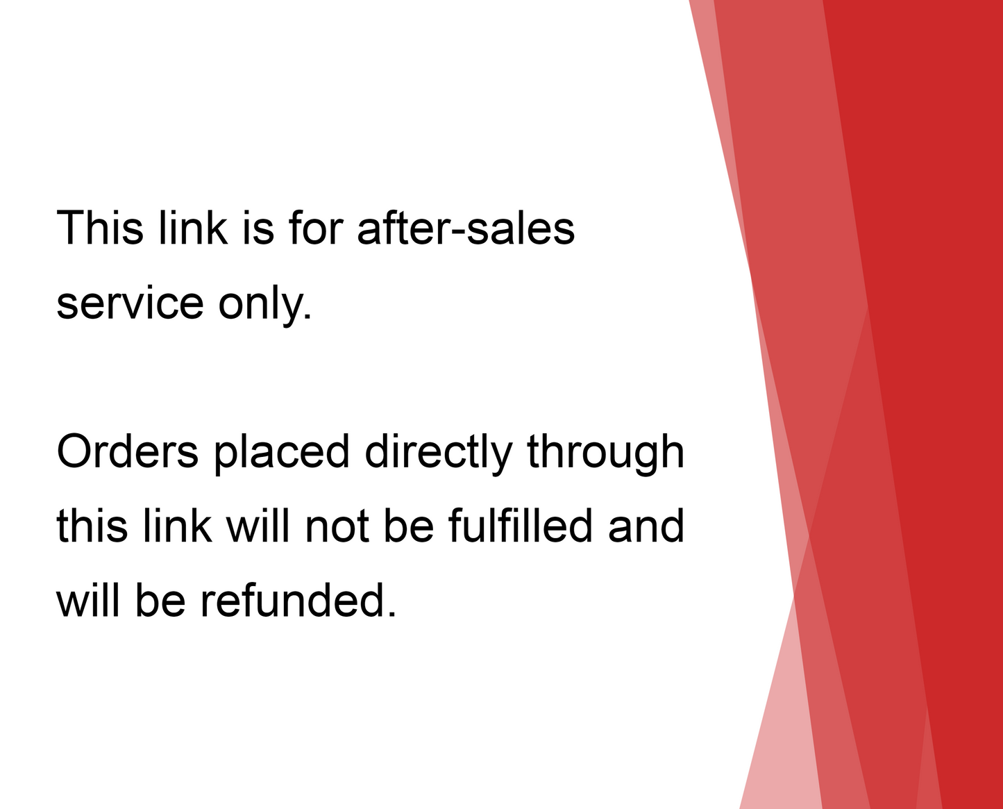 After-sales Service Link